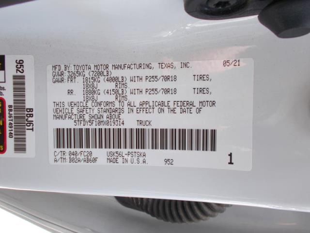 2021 TOYOTA TUNDRA CREWMAX SR5/CREWMAX TRD P 5TFDY5F10MX019314