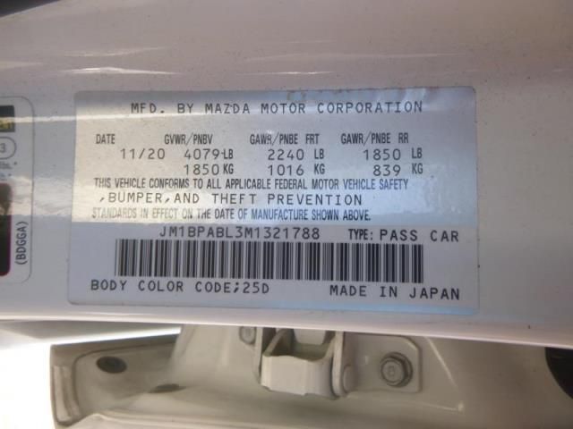 2021 MAZDA 3 SELECT JM1BPABL3M1321788