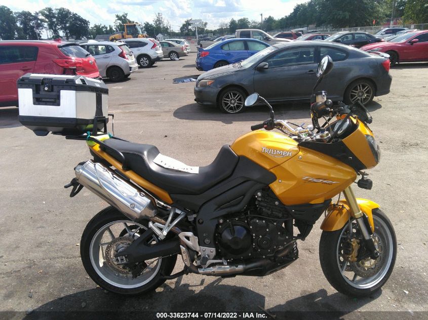2007 TRIUMPH MOTORCYCLE TIGER SMT700PD07J304829