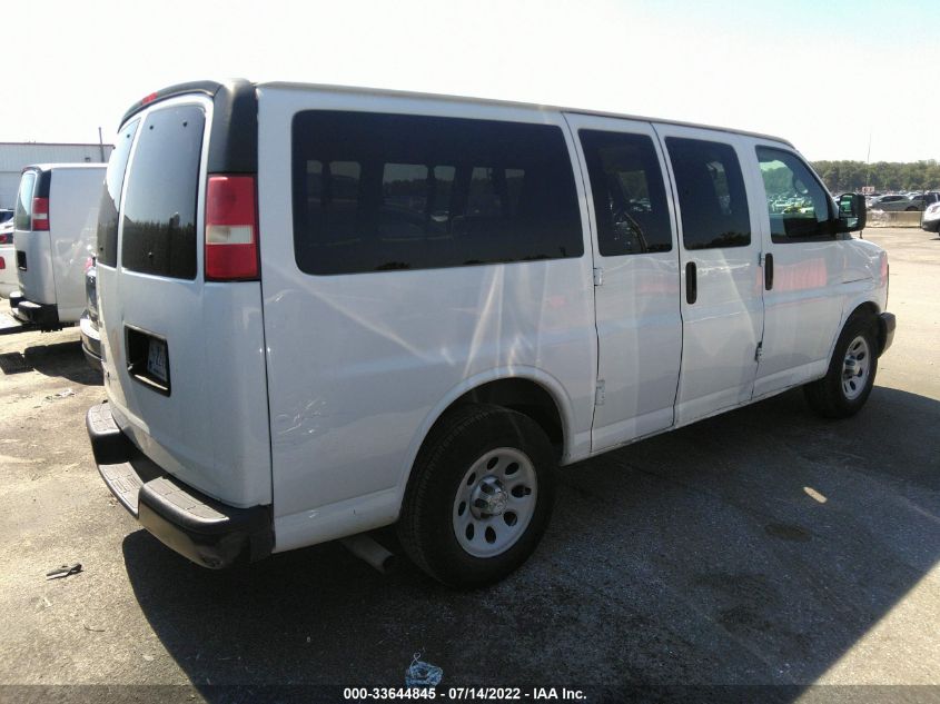 2014 CHEVROLET EXPRESS PASSENGER LS 1GNSGBF43E1191917