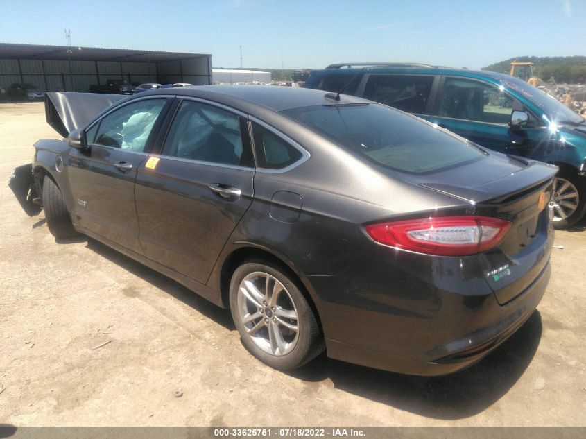 2016 FORD FUSION ENERGI TITANIUM 3FA6P0SU0GR144069