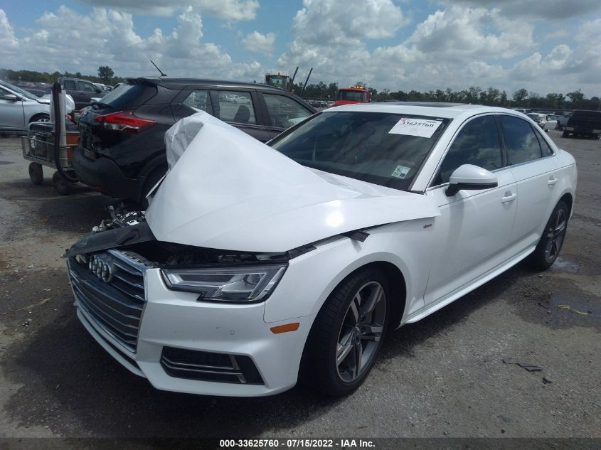 2017 AUDI A4 PREMIUM PLUS WAUENAF40HN024592