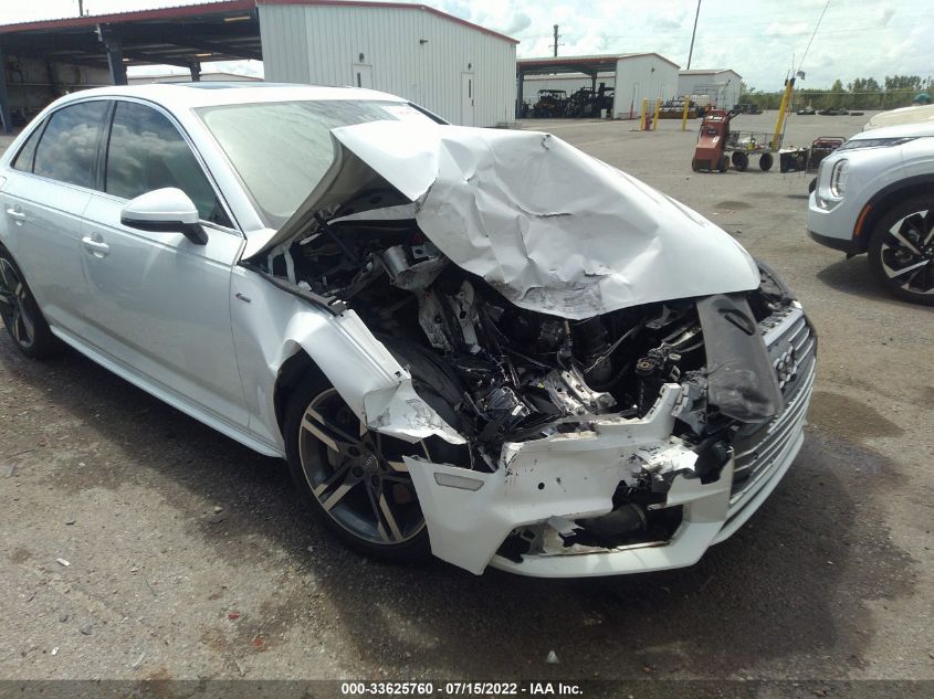 2017 AUDI A4 PREMIUM PLUS WAUENAF40HN024592