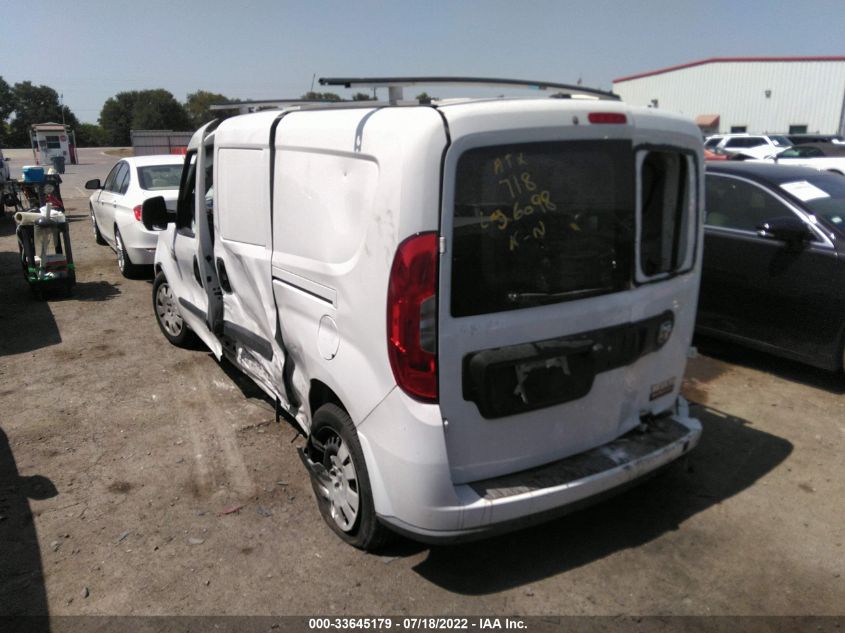 2015 RAM PROMASTER CITY CARGO VAN TRADESMAN SLT ZFBERFBT6F6A76730