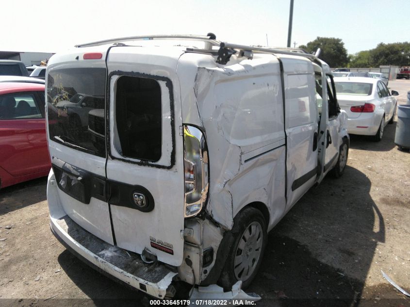 2015 RAM PROMASTER CITY CARGO VAN TRADESMAN SLT ZFBERFBT6F6A76730