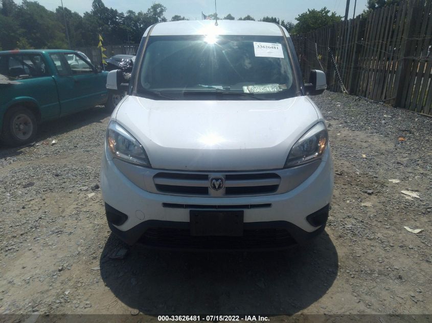 2015 RAM PROMASTER CITY CARGO VAN TRADESMAN SLT ZFBERFBT0F6954990