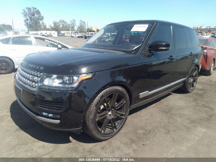 2014 LAND ROVER RANGE ROVER HSE SALGS2WFXEA160610