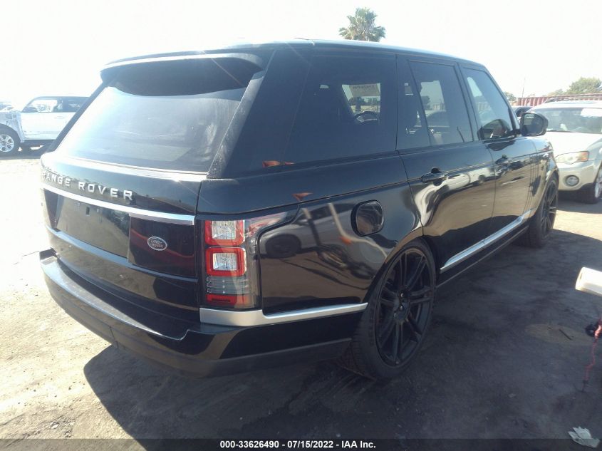 2014 LAND ROVER RANGE ROVER HSE SALGS2WFXEA160610