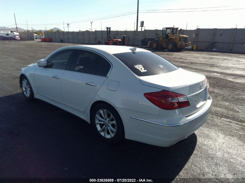 2013 HYUNDAI GENESIS 3.8L KMHGC4DD3DU220902