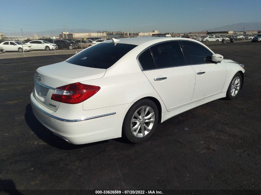 2013 HYUNDAI GENESIS 3.8L KMHGC4DD3DU220902