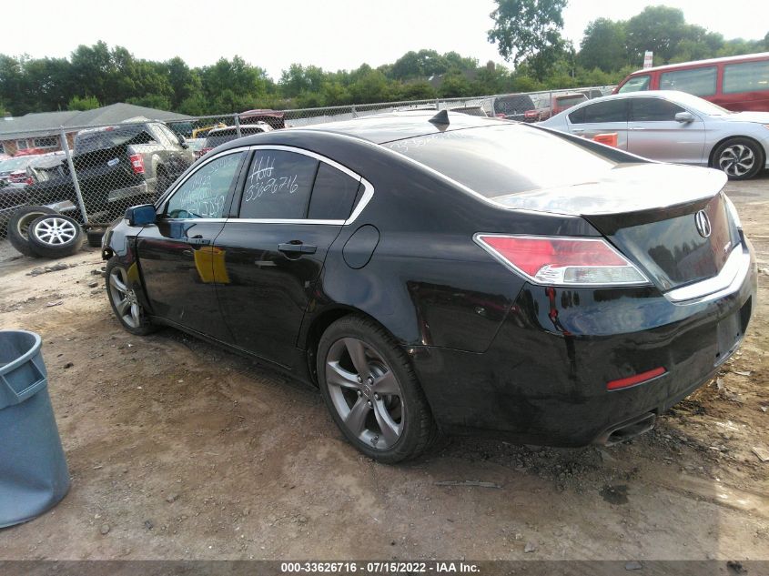 2013 ACURA TL TECH 19UUA9F54DA005015