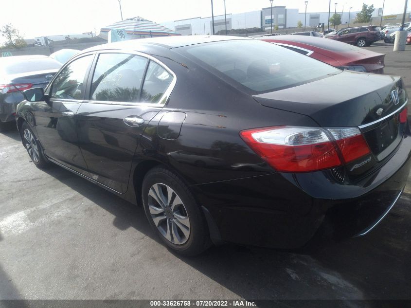 2015 HONDA ACCORD LX 1HGCR2F38FA256228