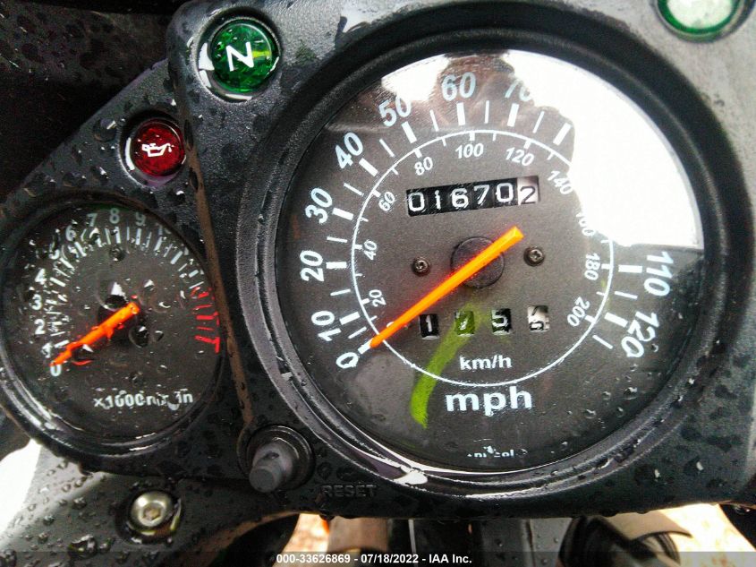 2009 KAWASAKI EX250 J JKAEXMJ199DA29080
