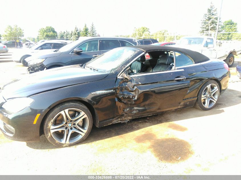 2013 BMW 650 XI WBAYP1C50DDX00852