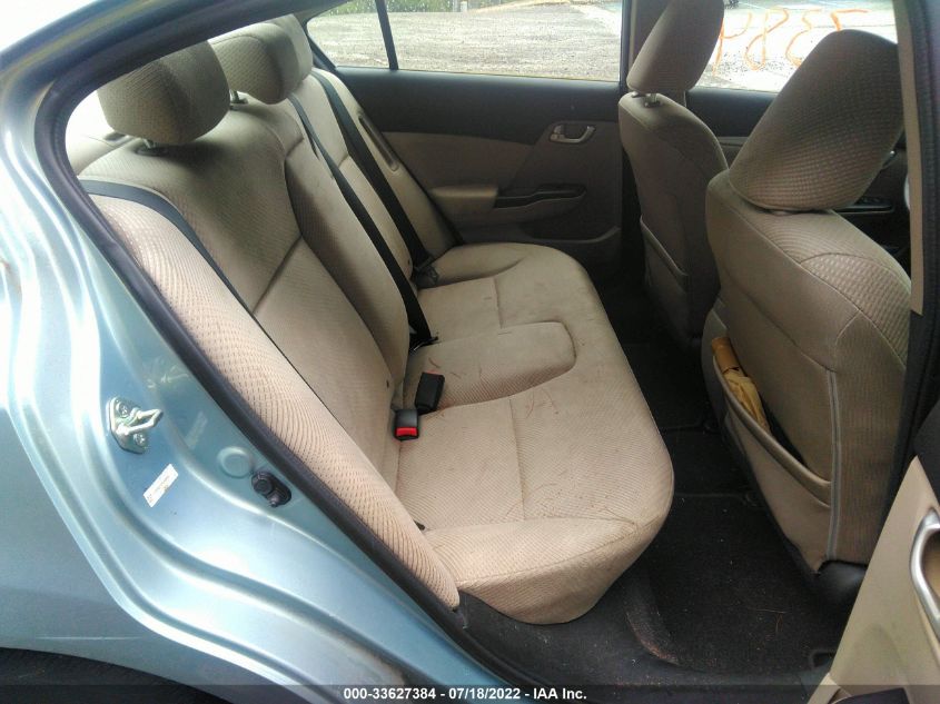 2013 HONDA CIVIC HYBRID 19XFB4F27DE000658