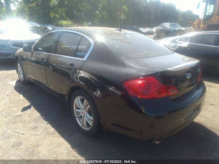 2013 INFINITI G37 SEDAN X JN1CV6AR1DM754296