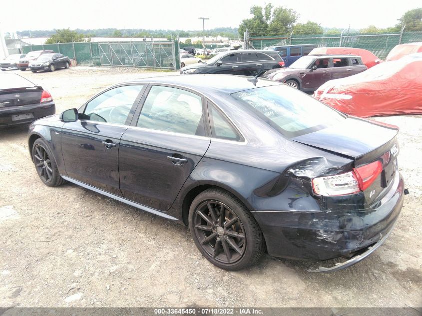 2015 AUDI A4 PREMIUM PLUS WAUFFAFL5FN023525