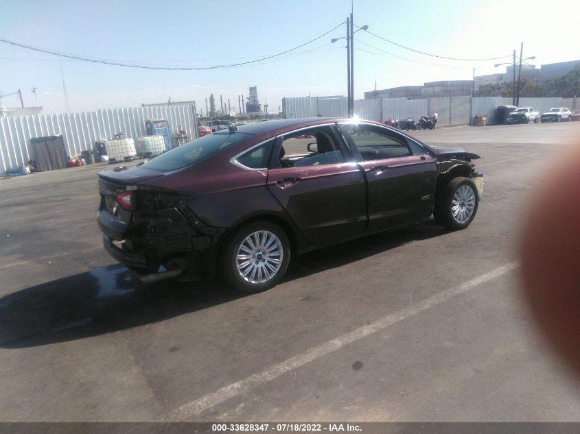 2013 FORD FUSION ENERGI TITANIUM 3FA6P0SU8DR261443