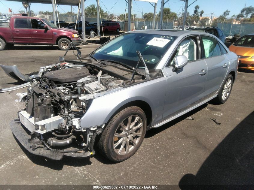 2020 AUDI A4 PREMIUM WAUGMAF42LA065169