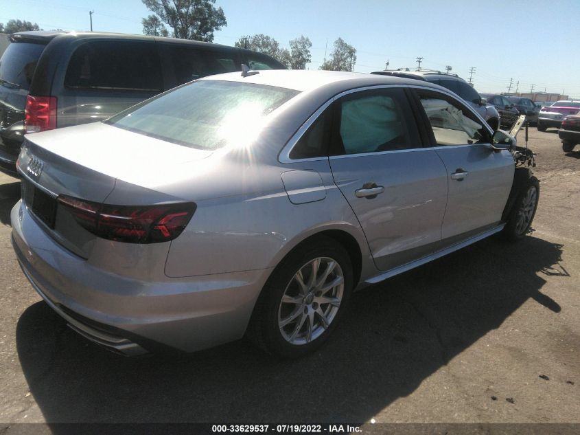 2020 AUDI A4 PREMIUM WAUGMAF42LA065169