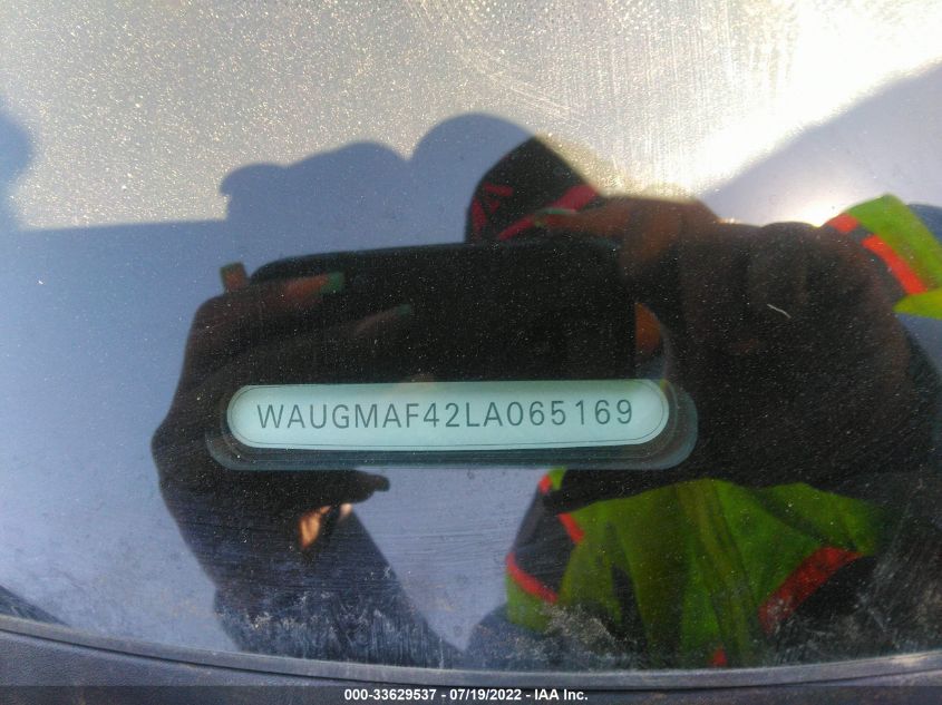 2020 AUDI A4 PREMIUM WAUGMAF42LA065169