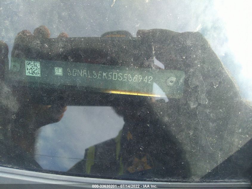 2013 CHEVROLET CAPTIVA SPORT FLEET LT 3GNAL3EK5DS536942