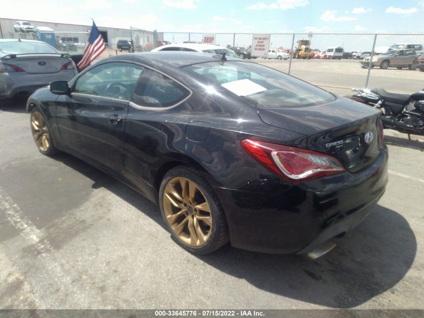 2016 HYUNDAI GENESIS COUPE 3.8L BASE KMHHT6KJXGU133138