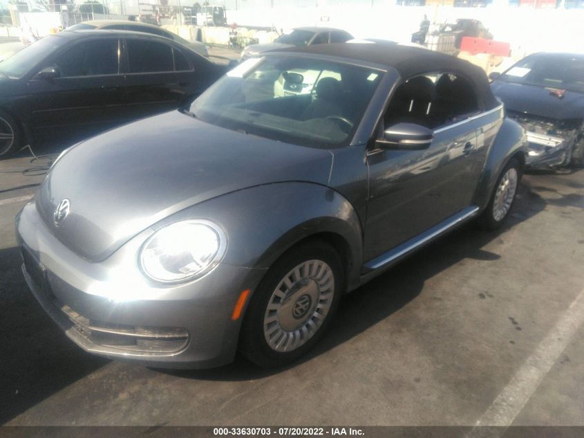 2013 VOLKSWAGEN BEETLE CONVERTIBLE 2.5L 3VW5P7AT7DM826234