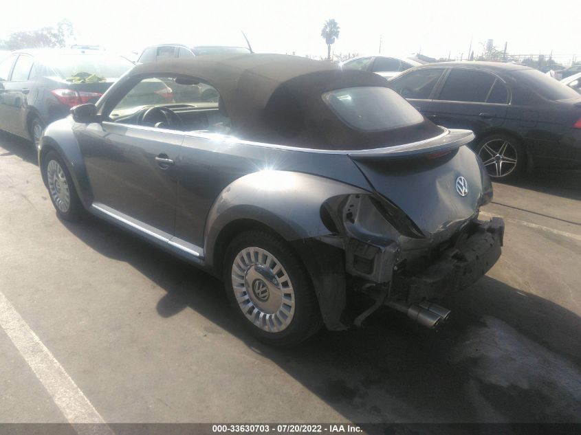 2013 VOLKSWAGEN BEETLE CONVERTIBLE 2.5L 3VW5P7AT7DM826234