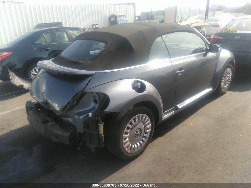 2013 VOLKSWAGEN BEETLE CONVERTIBLE 2.5L 3VW5P7AT7DM826234