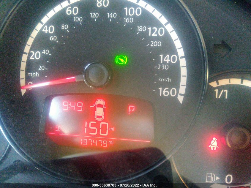 2013 VOLKSWAGEN BEETLE CONVERTIBLE 2.5L 3VW5P7AT7DM826234