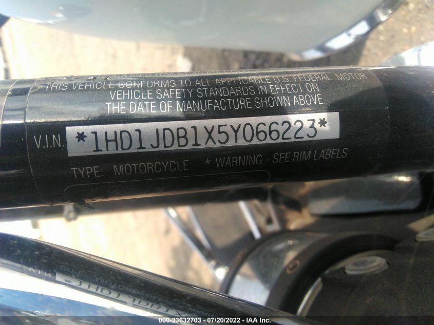 2005 HARLEY-DAVIDSON FLSTNI 1HD1JDB1X5Y066223