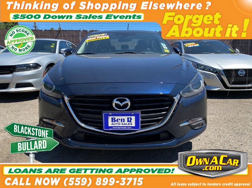 2018 MAZDA MAZDA3 4-DOOR GRAND TOURING 3MZBN1W37JM205862
