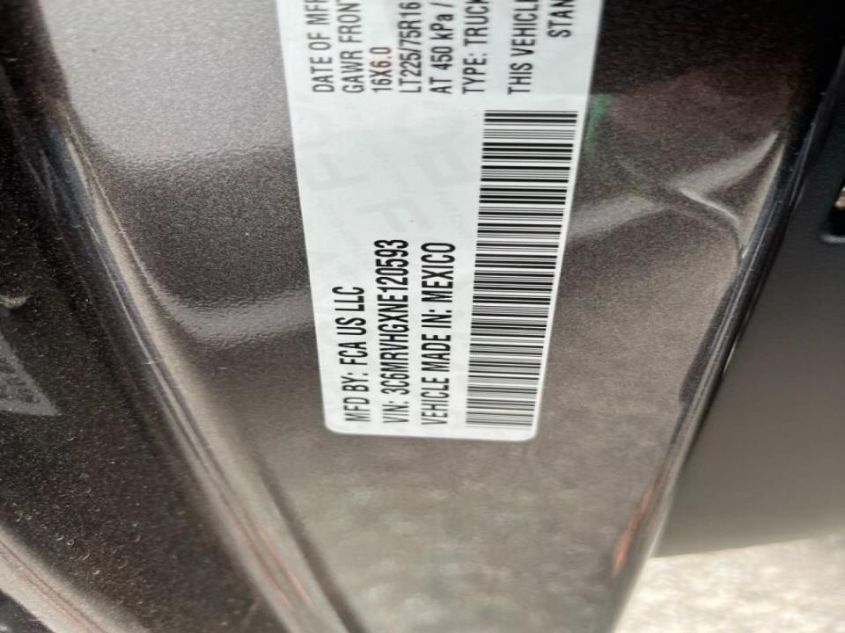 2022 RAM PROMASTER 3500 3500 HIGH 3C6MRVHGXNE120593