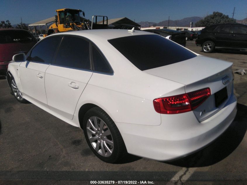 2015 AUDI A4 PREMIUM WAUAFAFL3FA048778