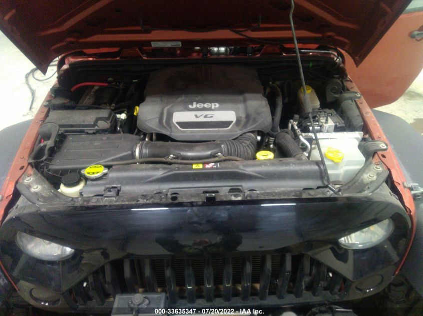 2014 JEEP WRANGLER WILLYS WHEELER 1C4AJWAG8EL232898
