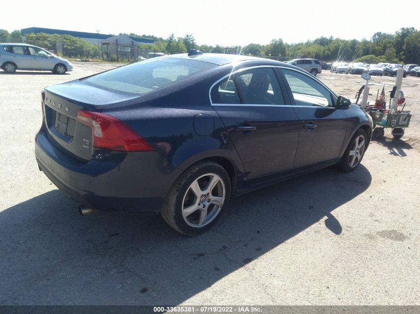 2013 VOLVO S60 T5 YV1612FH3D2199985