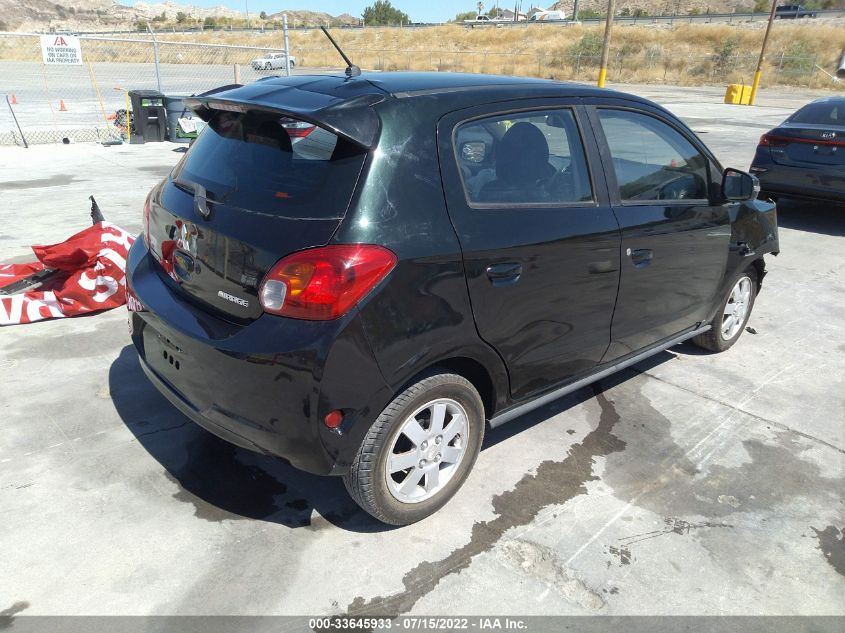 2015 MITSUBISHI MIRAGE ES/RF ML32A4HJXFH040142
