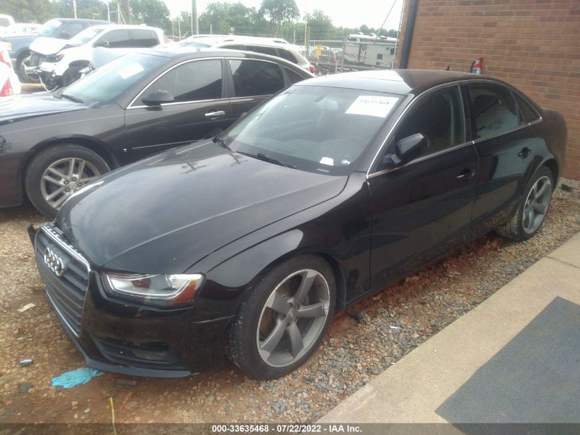 2013 AUDI A4 PREMIUM PLUS WAUFFAFL4DN005613