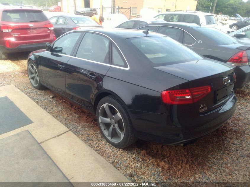 2013 AUDI A4 PREMIUM PLUS WAUFFAFL4DN005613