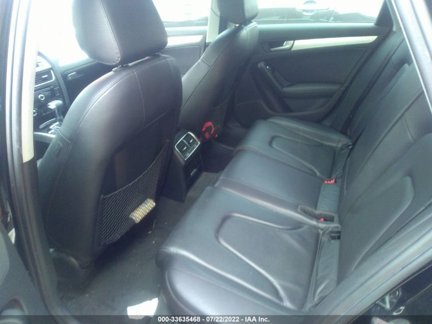 2013 AUDI A4 PREMIUM PLUS WAUFFAFL4DN005613