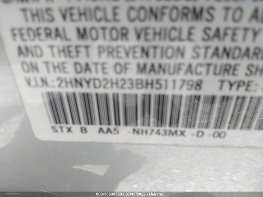 Acura Mdx 2011