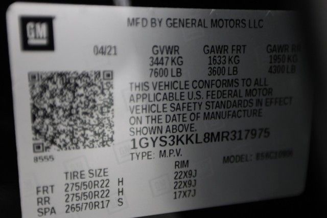 2021 CADILLAC ESCALADE ESV PREMIUM LUXURY 1GYS3KKL8MR317975