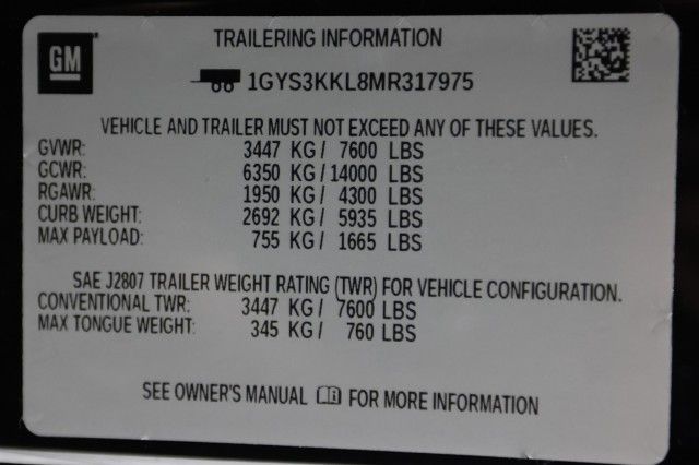 2021 CADILLAC ESCALADE ESV PREMIUM LUXURY 1GYS3KKL8MR317975