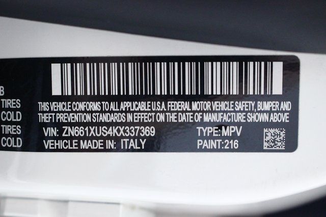 2019 MASERATI LEVANTE SPORT ZN661XUS4KX337369