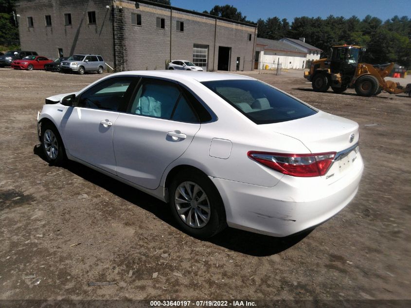 2015 TOYOTA CAMRY HYBRID LE 4T1BD1FKXFU156880