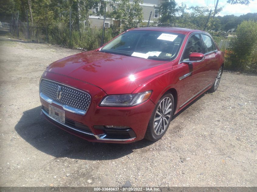 2018 LINCOLN CONTINENTAL SELECT 1LN6L9SK4J5602890