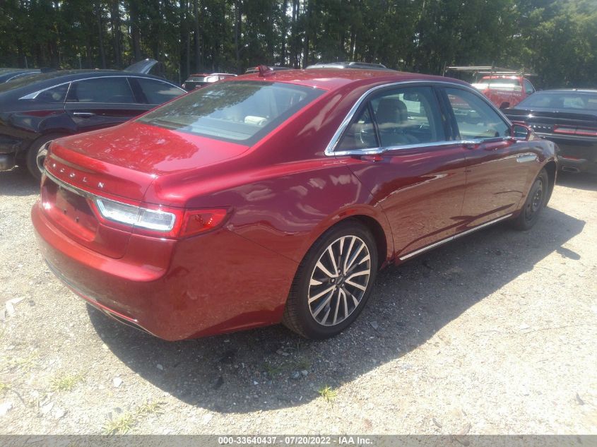 2018 LINCOLN CONTINENTAL SELECT 1LN6L9SK4J5602890