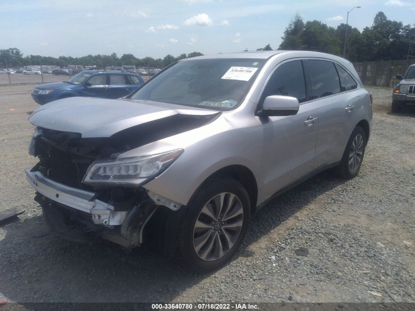 2014 ACURA MDX TECH PKG 5FRYD4H45EB044668
