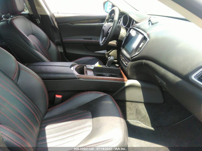 2017 MASERATI GHIBLI S Q4 ZAM57RTL6H1196491